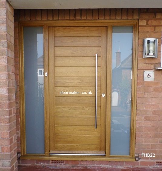 oak contemporary door