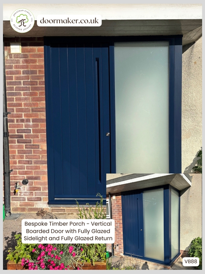 bespoke porch made from wood