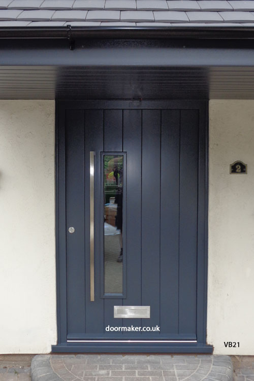 grey contemporary door and frame