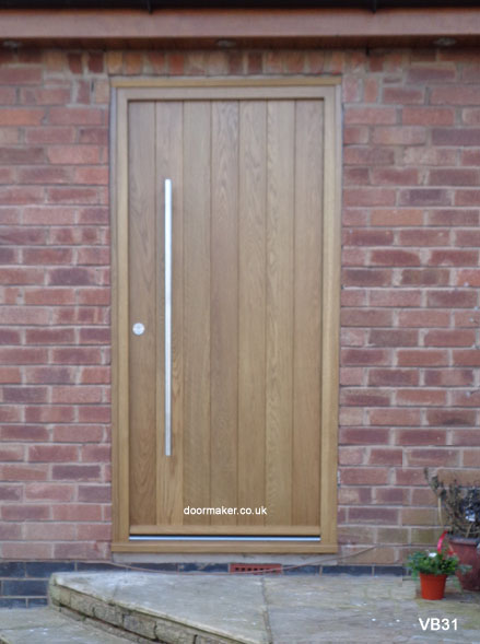 contemporary oak door 
