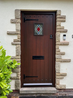 traditional vertical boarded doors