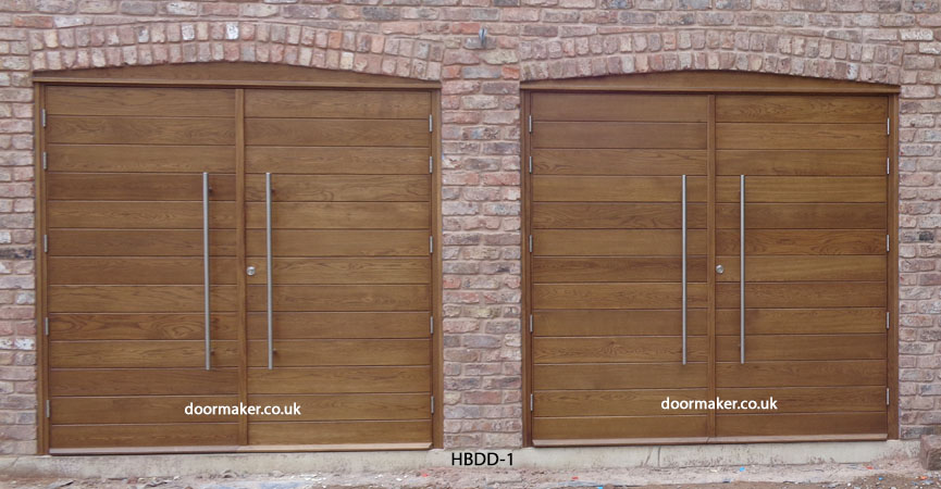 contemporary garage doors oak