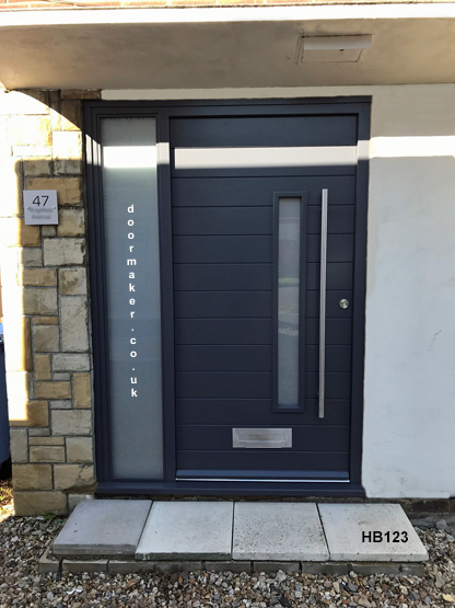 contemporary style door and frame