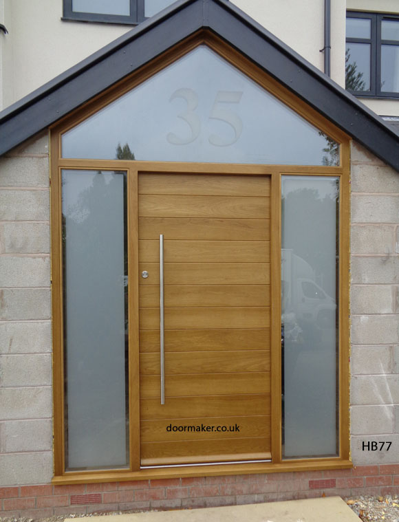 contemporary oak door apex