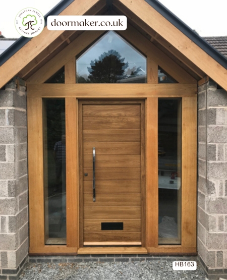 oak contemporary door