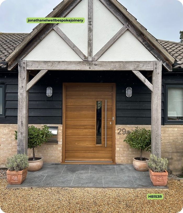 contemporary front doors solid wood bespoke