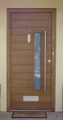 contemporary oak door hb22
