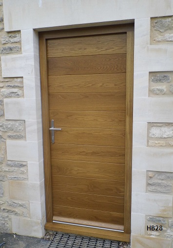 european oak contemporary door