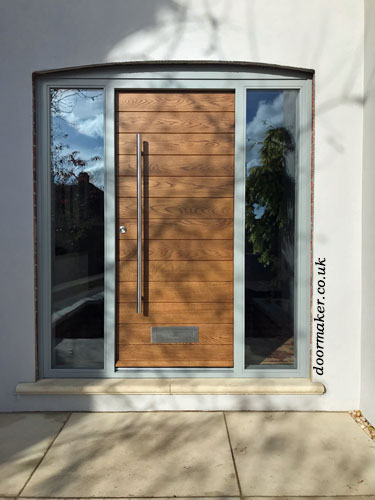 contemporary front doors horizontal boards